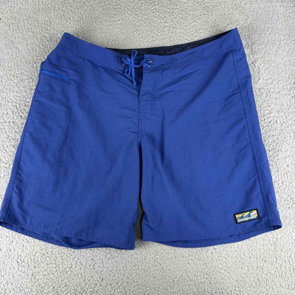 Patagonia Wavefarer Boardshorts‎ Mens 38 Swim Trunks Recycled Fishing Net Surf